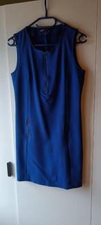 Hoogblauwe overgooier, Kleding | Dames, Jurken, Blauw, Pauline B., Zo goed als nieuw, Boven de knie