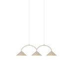 moderne hanglamp, scandinavisch design, ongebruikt, beige., Huis en Inrichting, Lampen | Hanglampen, Ophalen, Nieuw, Metaal, Scandinavisch design