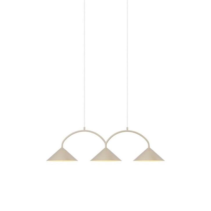 Plafondhanglamp, scandinavisch design, ongebruikt, beige., Huis en Inrichting, Lampen | Hanglampen, Nieuw, Metaal, Ophalen