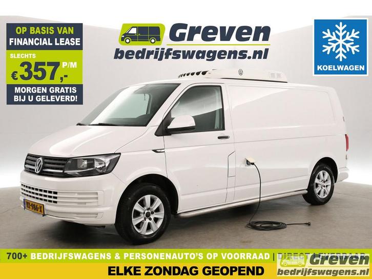 Volkswagen Transporter 2.0 TDI L2H1 | Koelwagen 0° | Nachtko, Auto's, Bestelwagens en Lichte vracht, ABS, Airconditioning, Centrale vergrendeling
