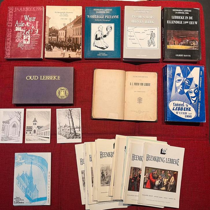 Boeken Geschiedenis Heemkunde Lebbeke (zie omschrijving), Boeken, Geschiedenis | Stad en Regio, Zo goed als nieuw, Ophalen of Verzenden
