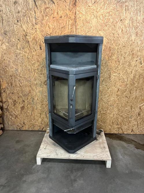 24128 Speksteenkachel Hoekkachel 8kw🔥, Huis en Inrichting, Kachels, Gebruikt, Vrijstaand, Houtkachel, Hout, Ophalen