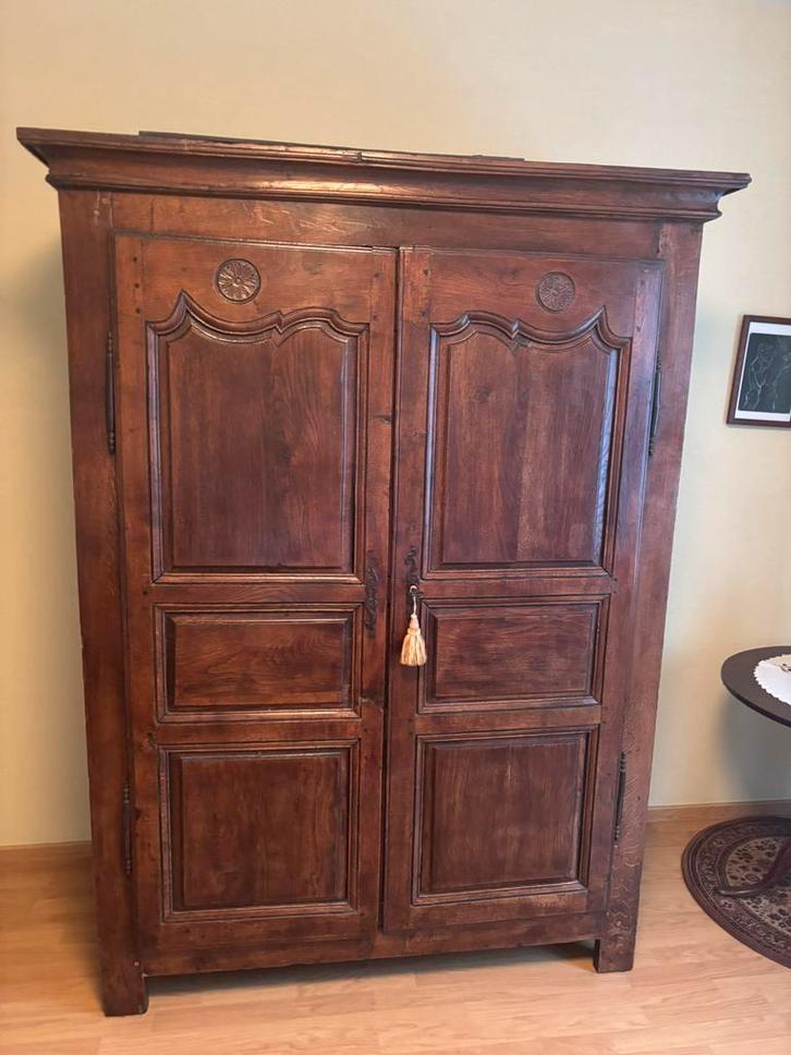 Garde robe en chêne, Huis en Inrichting, Kasten | Kleerkasten, Gebruikt, 150 tot 200 cm, 100 tot 150 cm, 75 cm of meer, Met deur(en)