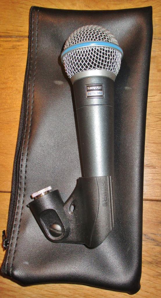SHURE 58A bètamicrofoon, Muziek en Instrumenten, Microfoons, Zo goed als nieuw, Zangmicrofoon, Verzenden