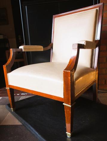 Chaise De Coene, bureau modèle Alexandre, art déco, Decoene 