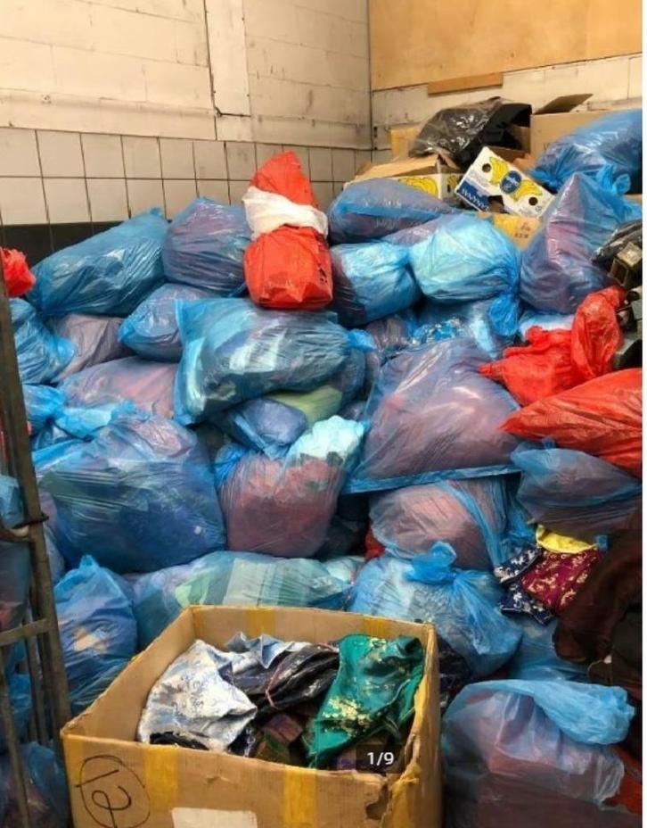 Groot lot tweedehands textiel, Diversen, Overige Diversen, Gebruikt, Ophalen of Verzenden