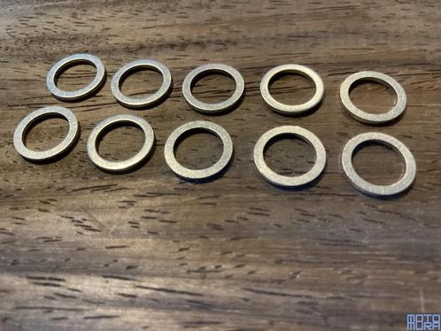 10 stuks Aluminium ring 10x14x1.5mm voor remleiding banjo bo, Motoren, Onderdelen | Merk-onafhankelijk, Nieuw, Ophalen of Verzenden