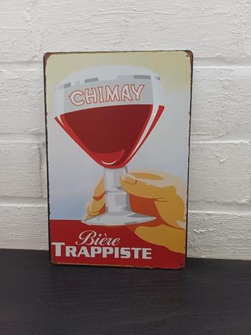 Chimay Mancave plaque métal disponible aux enchères