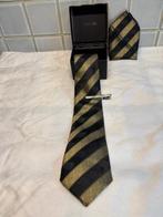 Zwarte en gouden stropdas met olifantjes, Kleding | Heren, Stropdassen, Ophalen, Soie, Zwart, Nieuw