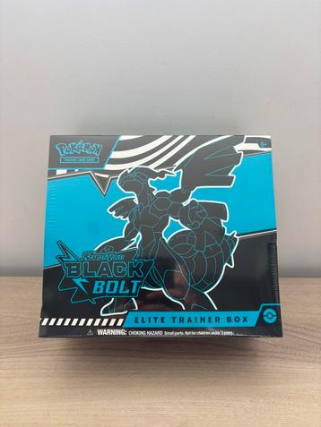 Black Bolt Elite Trainer Box pokemon black & white beschikbaar voor biedingen
