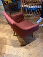 6 eetkamerstoelen bordeaux rood, Ophalen, Gebruikt, Kuipstoelen, Vijf, Zes of meer stoelen