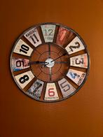 Grande horloge, Maison & Meubles, Comme neuf, Analogique, Horloge murale