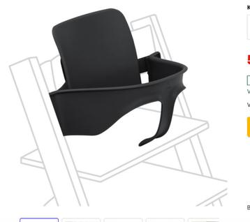 Tripp Trapp babyset zwart beschikbaar voor biedingen