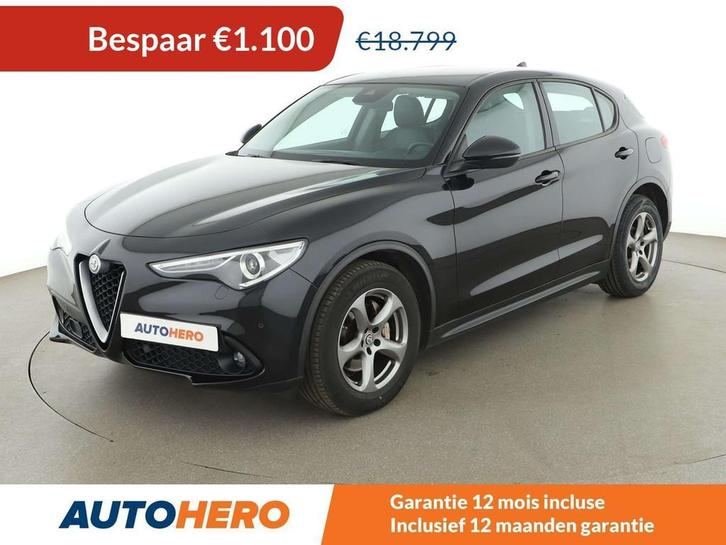 Alfa Romeo Stelvio 2.2 JTDM Super 2WD (bj 2017, automaat), Auto's, Alfa Romeo, Te koop, Stelvio, ABS, Airbags, Airconditioning
