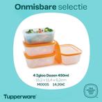 tupperware diepvriesdozen 4 stuks, Enlèvement ou Envoi, Neuf, Orange