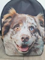 Kinder rugzak / schooltas - Australische Herder hond, Rugtas, Zwart, Ophalen of Verzenden, 30 tot 40 cm