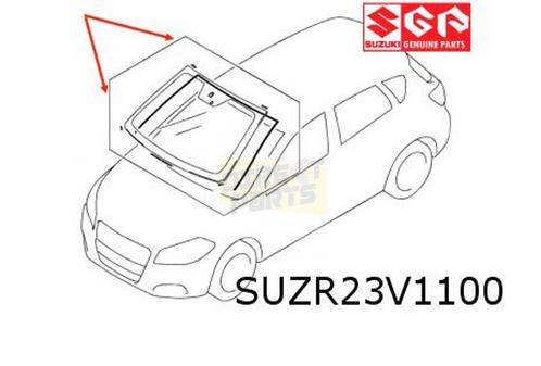 Suzuki SX4 (9/13-1/22) S-Cross voorruit Origineel! 8451061M4, Autos : Pièces & Accessoires, Vitres & Accessoires, Suzuki, Neuf