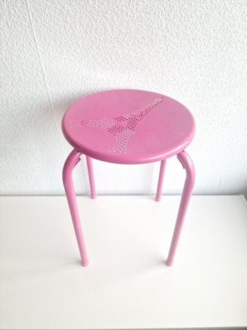 Maison du Monde - Tabouret - Rose - Tour Eiffel beschikbaar voor biedingen