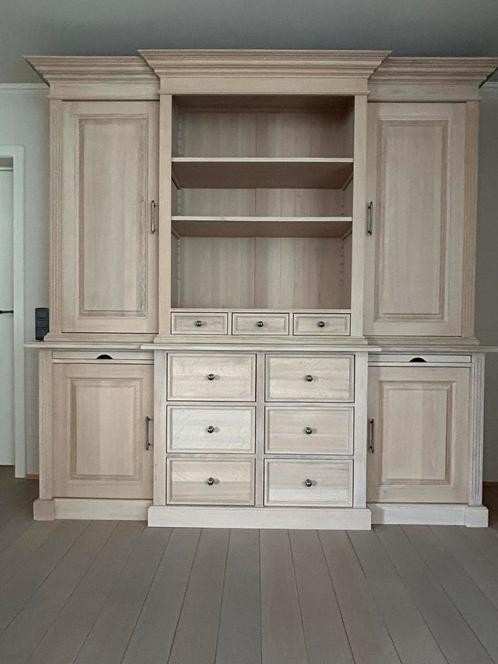 Eiken eetkamerkast + TV-kast + salontafel, Huis en Inrichting, Kasten | Buffetkasten, Nieuw, Ophalen