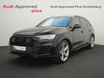 Audi Q7 Q7 55 TFSi e Quattro PHEV S line OPF Titr. (EU6AP) (, Auto's, Audi, Automaat, Lederen bekleding, Zwart, Bedrijf
