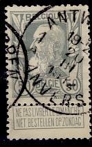 1905 belge - Léopold II n 78, Timbres & Monnaies, Timbres | Europe | Belgique, Envoi, Oblitéré