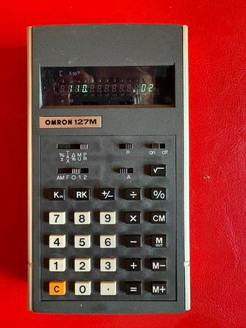 Rare calculatrice vintage omron 127M japan, Enlèvement ou Envoi, Comme neuf