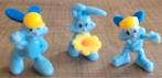Konijntjes: 3 figuurtjes, Ophalen of Verzenden, Gebruikt