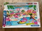Puzzel Flamingo's (104 stukken), Ophalen of Verzenden, Meer dan 50 stukjes, Gebruikt