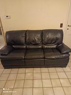 Lederen zetel 3zit+1zit+1zit met relax, Ophalen