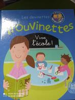 Les devinettes Trouvinettes Vive l'Ecole, Livres, Fiction général, Garçon ou Fille, 4 ans, Utilisé