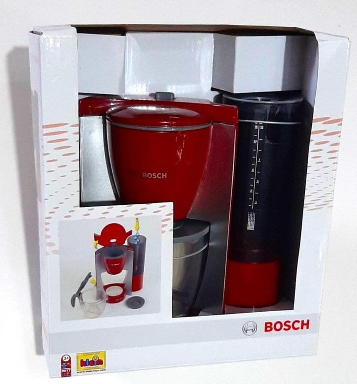 Mini speelgoed Bosch-koffiemachine, Kinderen en Baby's, Speelgoed | Speelkeukens, Nieuw, Speelkeuken-accessoire, Kunststof, Ophalen