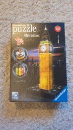 3D puzzle Big Ben Tower London met licht, Hobby & Loisirs créatifs, Sport cérébral & Puzzles, Comme neuf, Enlèvement ou Envoi