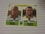 Voetbal: Sticker football 95 :  Ngonge + Osundu - La Louvier, Autocollant, Enlèvement ou Envoi, Neuf
