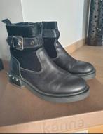 Boots cuir pony noir 36 Kanna, Enlèvement ou Envoi, Boots et Botinnes, Kanna, Porté