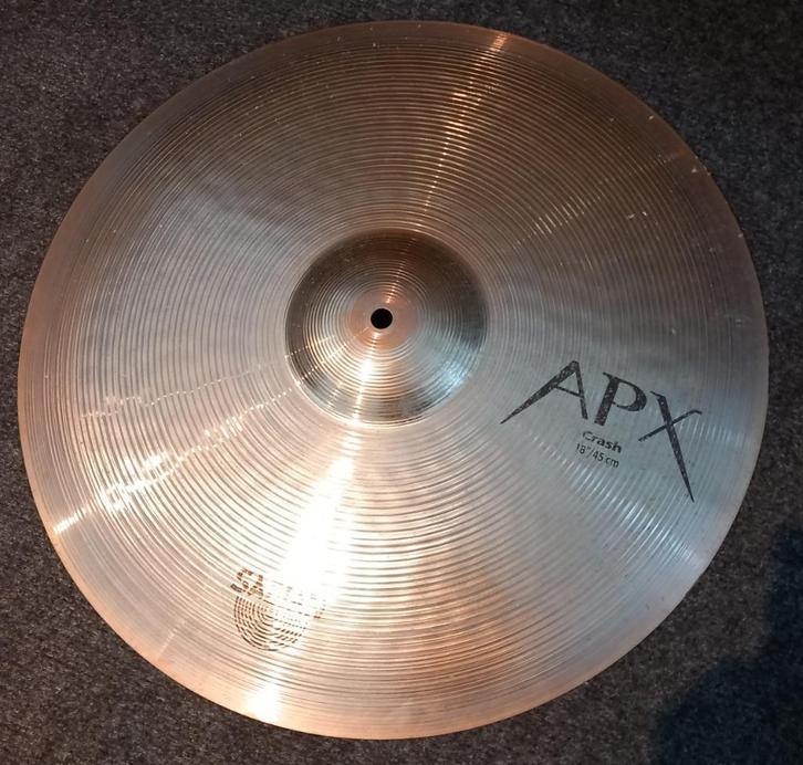 Sabian APX Crash 18", Muziek en Instrumenten, Percussie, Gebruikt, Overige soorten, Ophalen