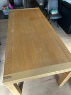 Eettafel Eik 220cm x 95cm x 78cm, Ophalen, Gebruikt, Eikenhout, 200 cm of meer
