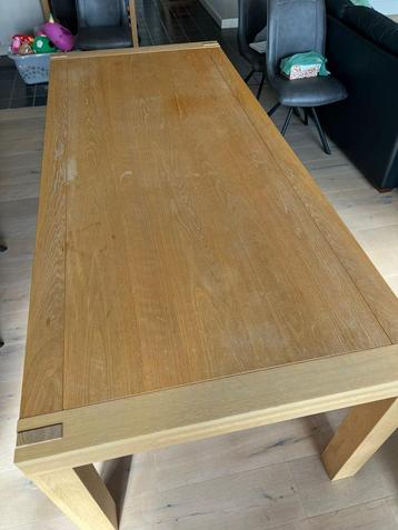 Eettafel Eik 220cm x 95cm x 78cm beschikbaar voor biedingen