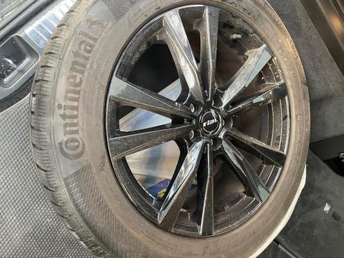 Rial velgen + Continental winterbanden Merc GLE350de (2021), Auto-onderdelen, Banden en Velgen, Velg(en), Winterbanden, 20 inch