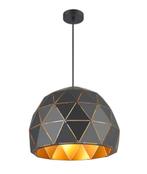 Zwart gouden hanglamp, Ophalen