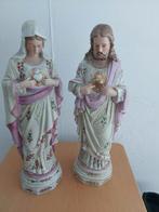lot van 2 religieuze beelden, Antiquités & Art, Antiquités | Objets religieux, Enlèvement