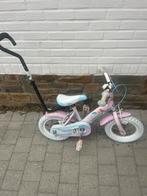 Kinderfietsje met stok, Fietsen en Brommers, Ophalen, Gebruikt, Minder dan 16 inch