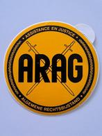 Autocollant vintage - ARAG - Assistance et Justice, Comme neuf, Enlèvement ou Envoi, Société ou Association