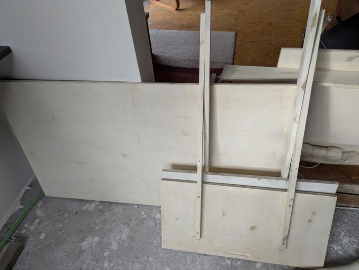 Tafel, Huis en Inrichting, Tafels | Eettafels, Gebruikt, 150 tot 200 cm, Vijf personen of meer, Rechthoekig, Ophalen