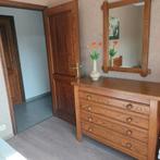Eiken commode met spiegel., Huis en Inrichting, Kasten | Dressoirs, Ophalen, Gebruikt