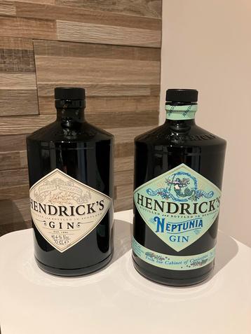 Hendrick’s gin en Hendrick’s Neptunia gin lege fles beschikbaar voor biedingen