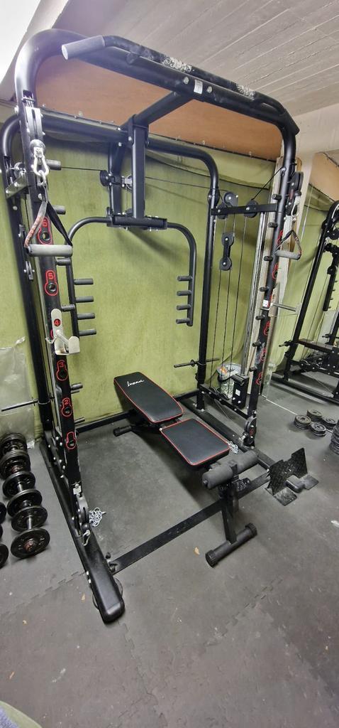 Complete Home Gym set – wegens verhuis, Sport en Fitness, Fitnessapparatuur, Zo goed als nieuw, Ophalen