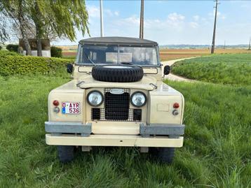 Land Rover serie 2a mod 109, Autos, Oldtimers & Ancêtres, Achat, Land Rover, Boîte manuelle, Beige