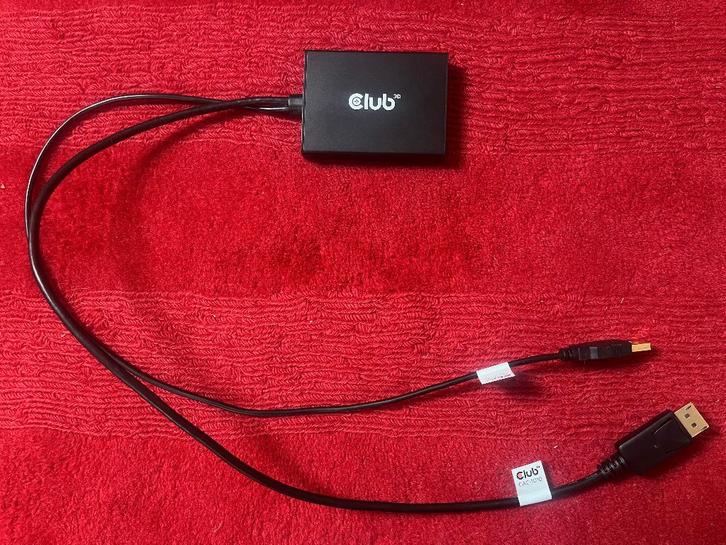 Adaptateur club3D DisplayPort mâle - DVI Femelle 24+5 pôles, Audio, Tv en Foto, Audiokabels en Televisiekabels, Zo goed als nieuw