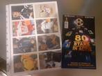 Set complet stickers (no Panini) Belgique- 80 Stars in Actie, Comme neuf, Cartes de joueur, Enlèvement ou Envoi