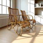 Set van 2 vintage rotan fauteuils / eenzitjes Rohé, Antiek en Kunst, Ophalen of Verzenden
